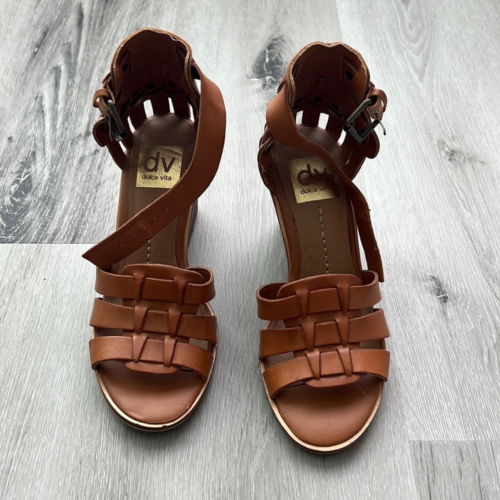 DOLCE VITA WEDGE HEELS - SIZE 5.5 - ONLY WORN TWICE